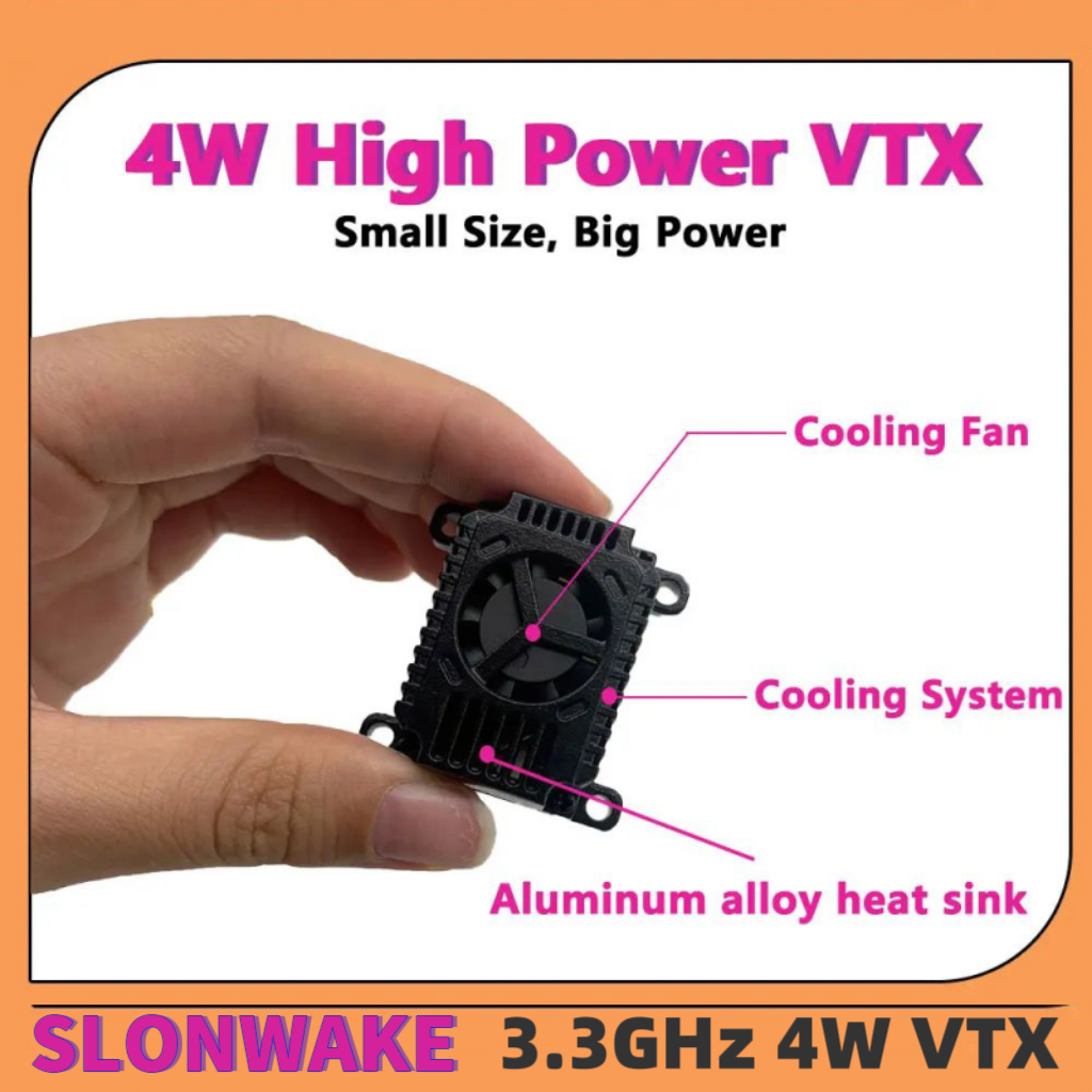 Drone Receiver - SLONWAKE FPV 3.3G 16CH 4000mW High