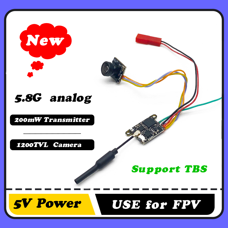 Drone Camera - SLONWAKE 5.8G 1200TVL FPV Camera VTX