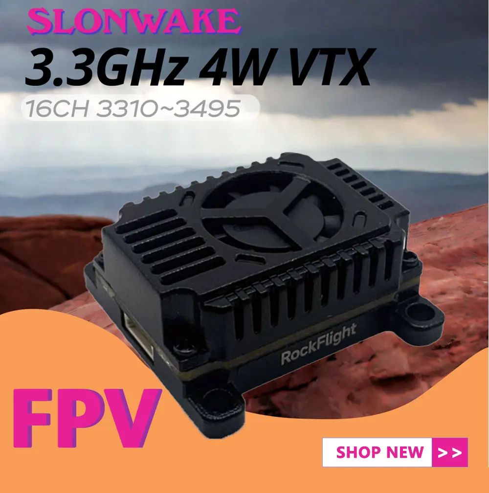 SLONWAKE FPV 3.3G 16CH 4000mW  - Drone Receiver reseña y precio