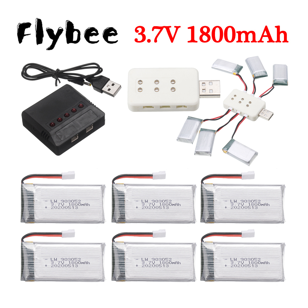 3.7V 1800mAh lipo Battery/char - Drone Charger reseña y precio
