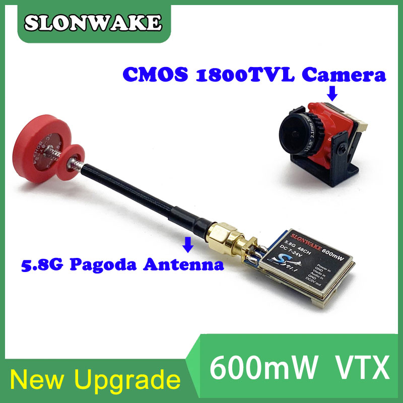 5.8G 48CH 600mW adjustable VTX - Drone Camera reseña y precio