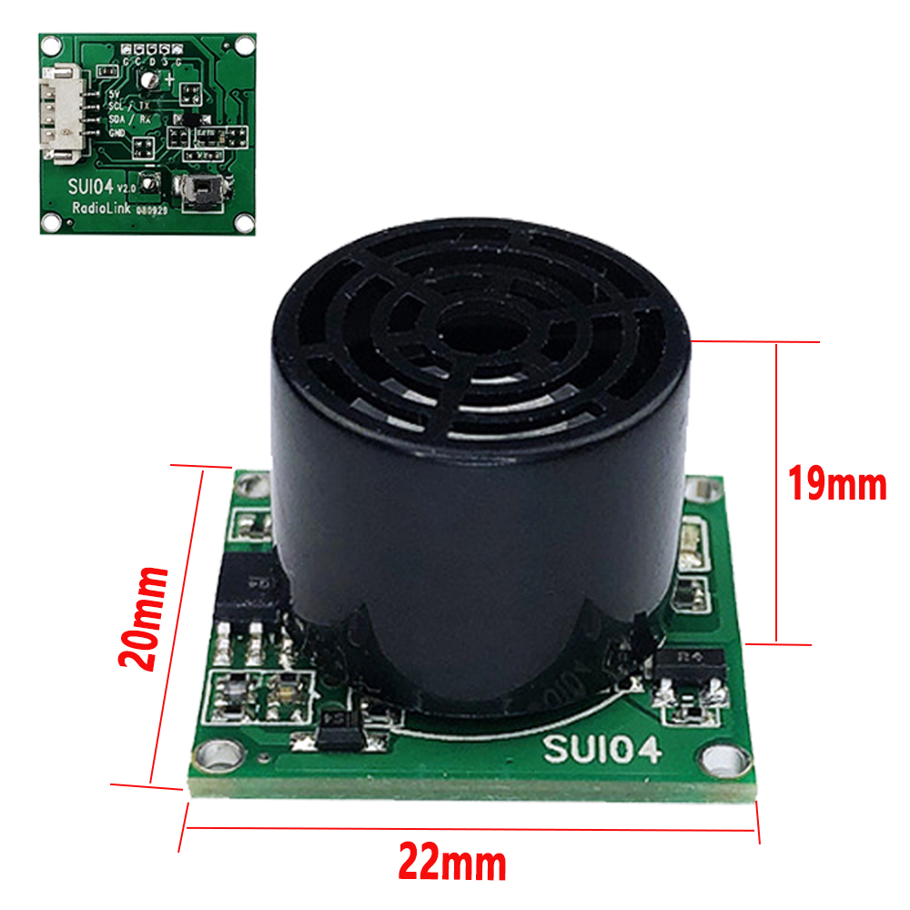 SUI04 Ultrasonic Sensor Sonar  - Drone Flight Controller reseña y precio