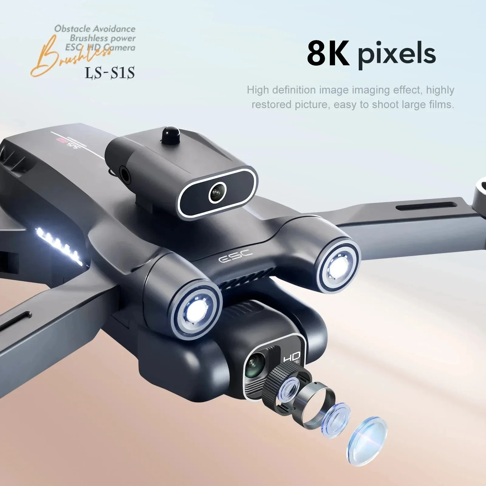 New S1S 5G GPS Drone Camera 8K - Drone Gps Module reseña y precio