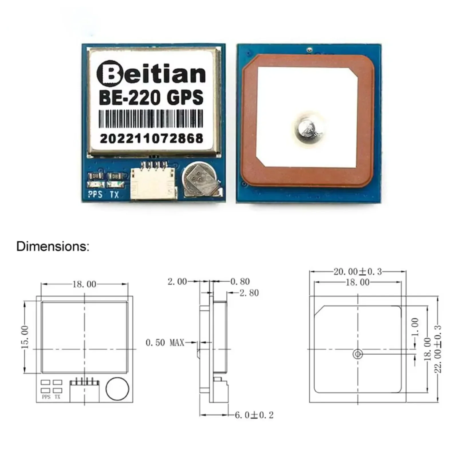 BE-220 M10050 Ultra-Low Power  - Drone Gps Module reseña y precio