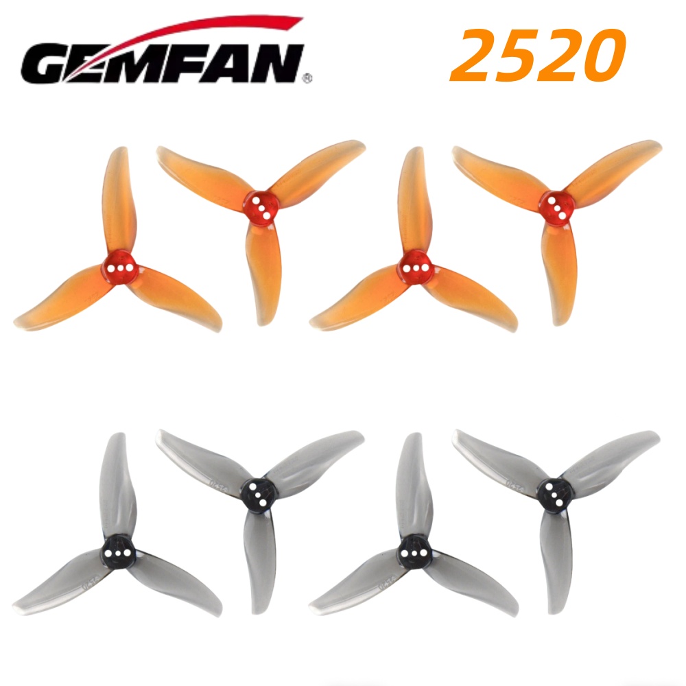 4Pairs Gemfan Hurricane 2520 2 - Drone Propeller reseña y precio