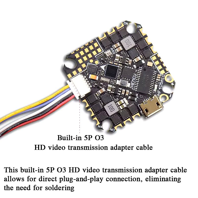 JHEMCU GHF405AIO-HD 40A AIO Fl - Drone Esc reseña y precio