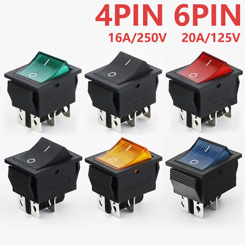 KCD4 Rocker Switch ON OFF With - Drone Buzzer reseña y precio