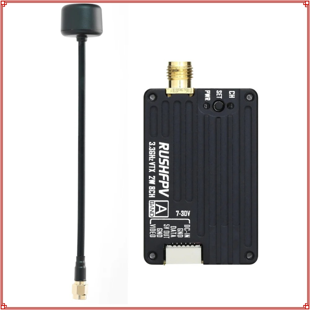 2026 New RUSHFPV 3.3G 2W VTX T - Drone Receiver reseña y precio