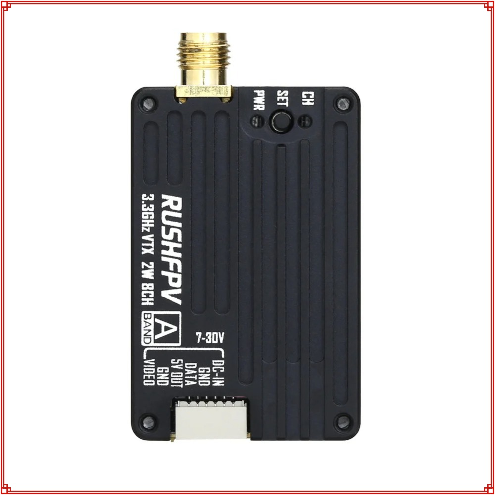2026 New RUSHFPV 3.3G 2W VTX T - Drone Receiver reseña y precio