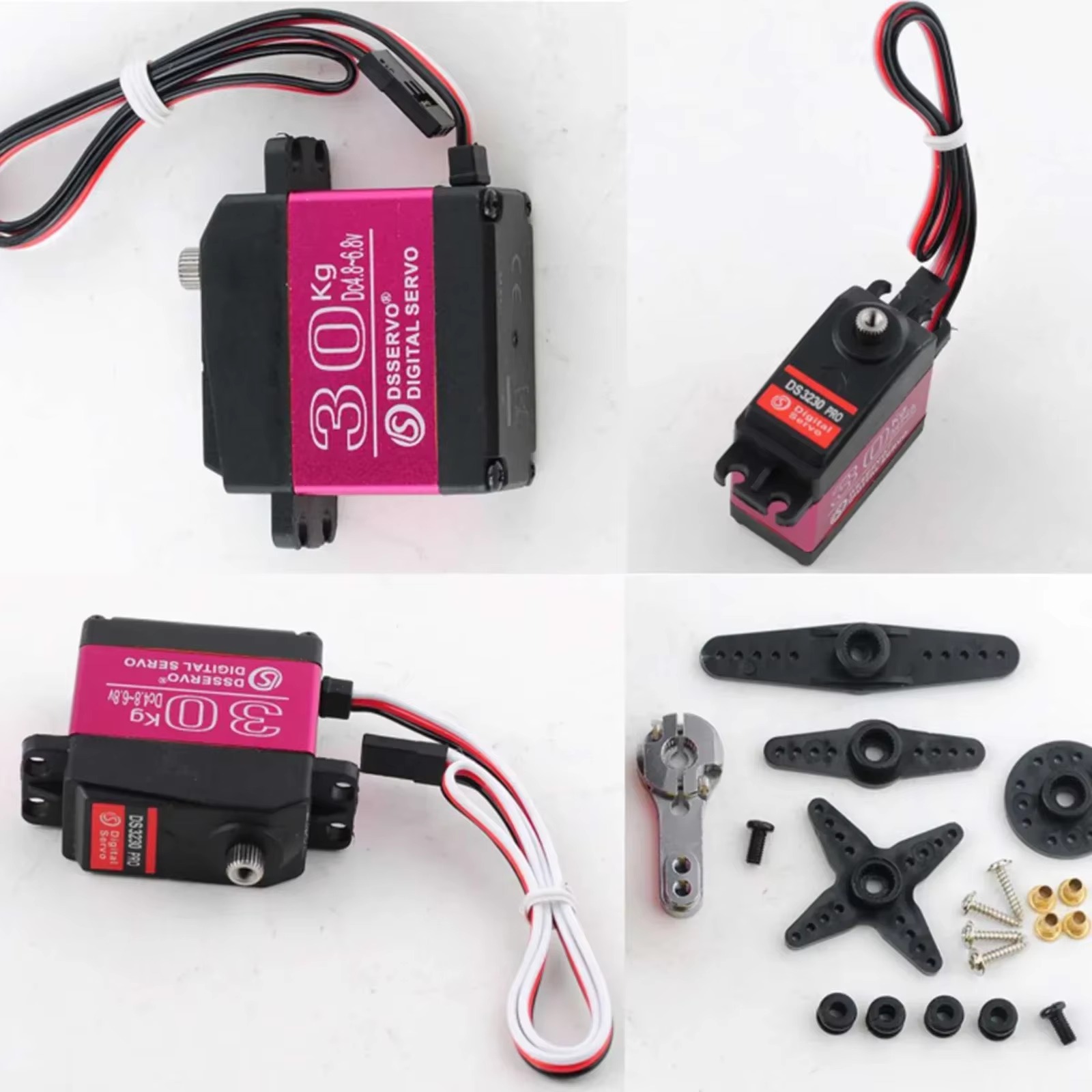 4Pcs DS3230PRO 30KG Digital Se - Drone Arm reseña y precio