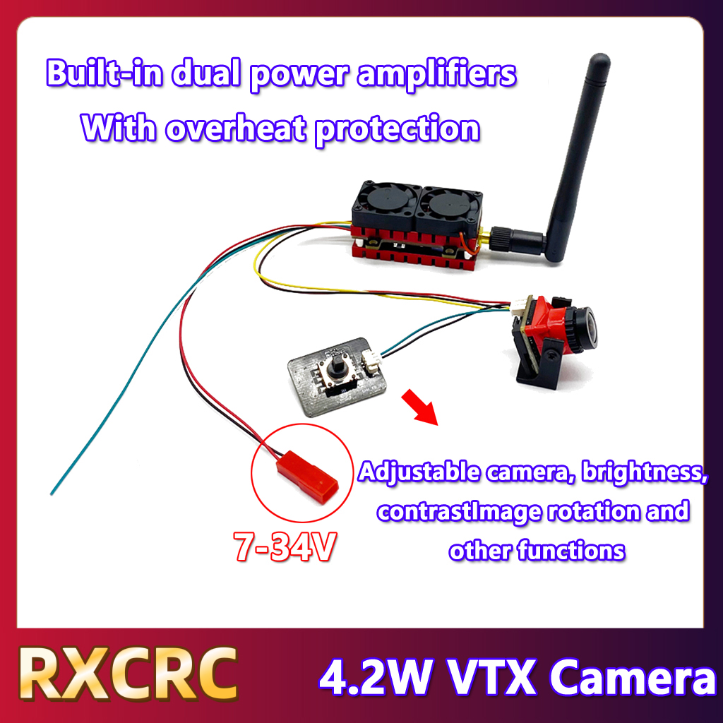 RXCRC 5.8G 48CH 4.2W High Powe - Drone Camera reseña y precio