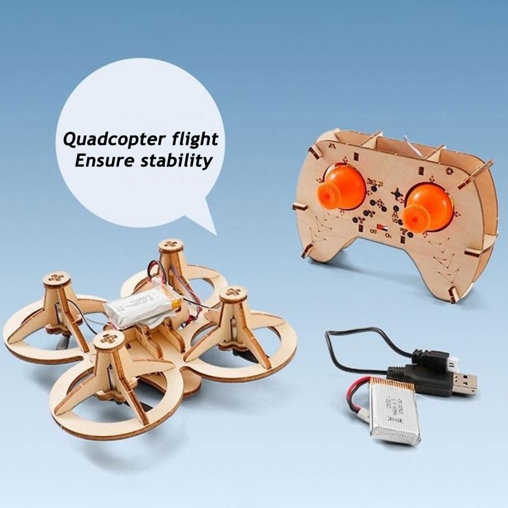Rc Drone Toy Wooden Drone Puzz - Drone Gimbal reseña y precio