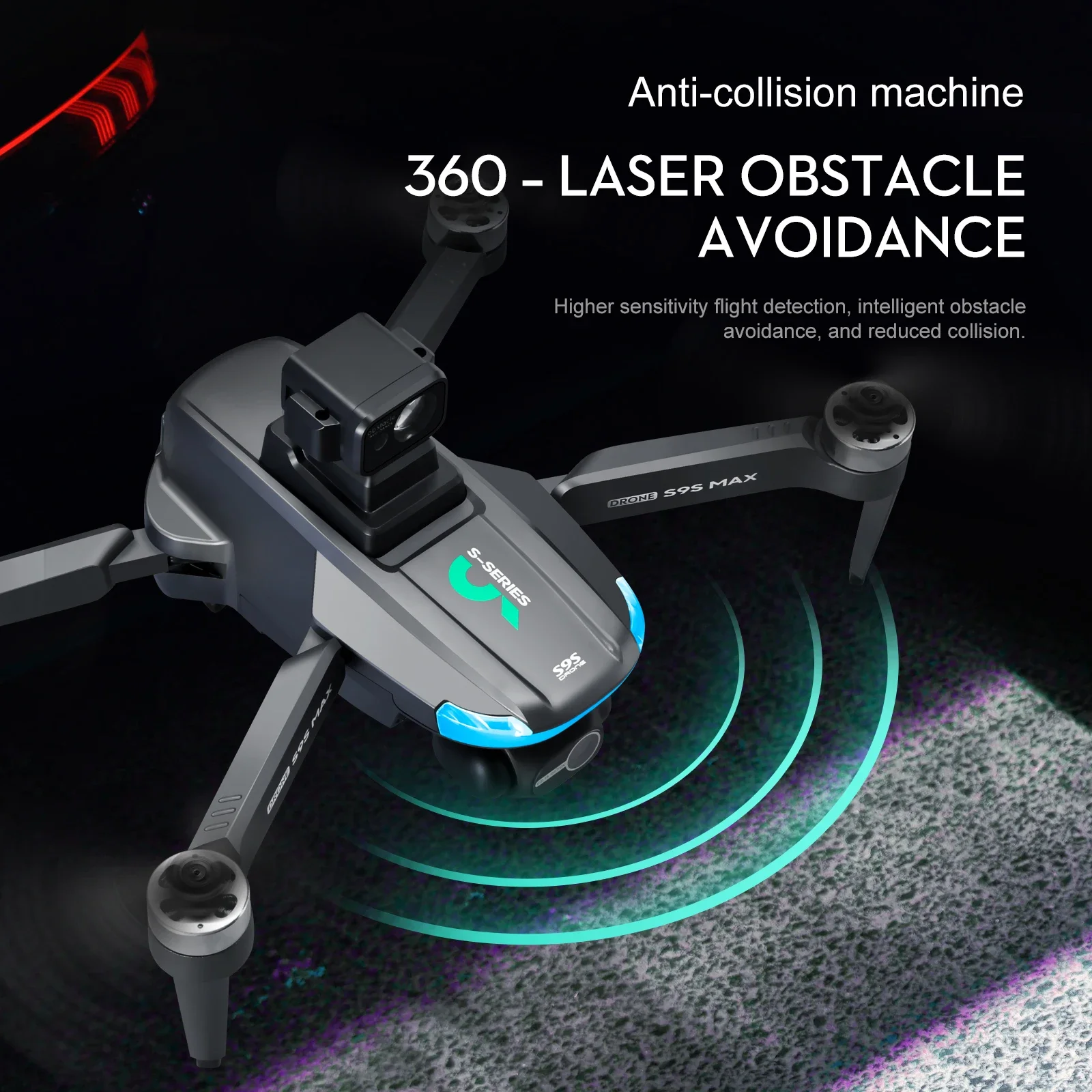 NEW S9S MAX MINI Drone 4K 2-Ax - Drone Gimbal reseña y precio