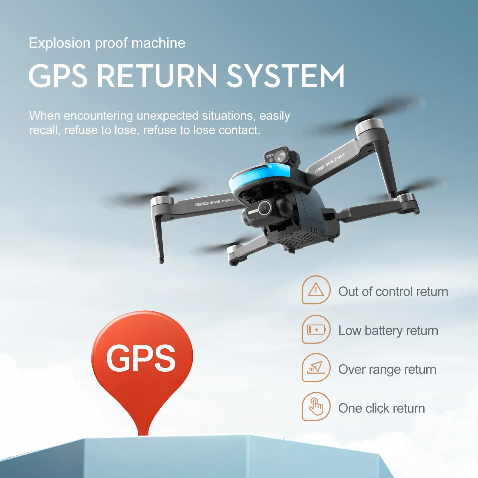 NEW S9S MAX MINI Drone 4K 2-Ax - Drone Gimbal reseña y precio