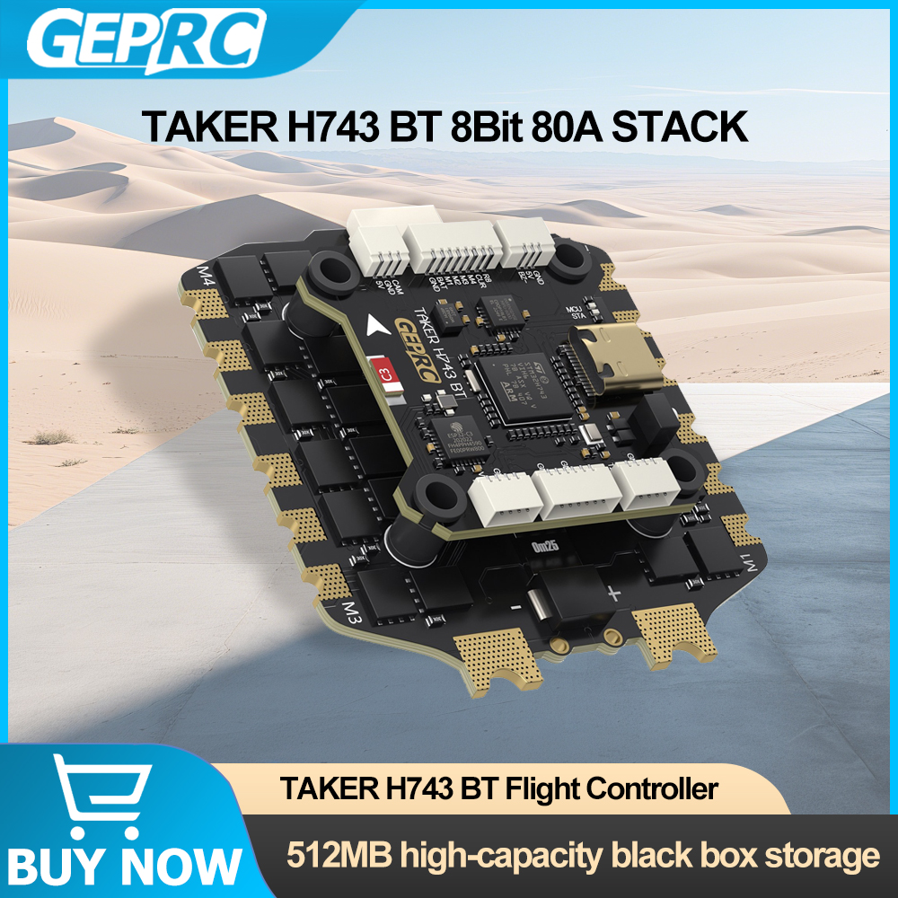 GEPRC TAKER H743 BT 8Bit 80A S - Drone Esc reseña y precio