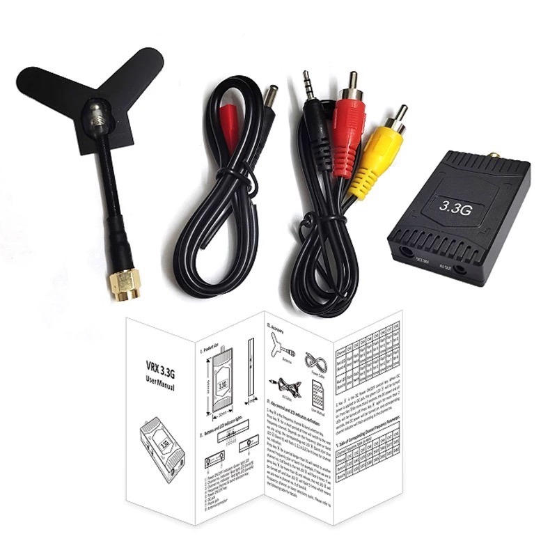 3.3GHz FPV VTX/VRX  3W Analog  - Drone Transmitter reseña y precio