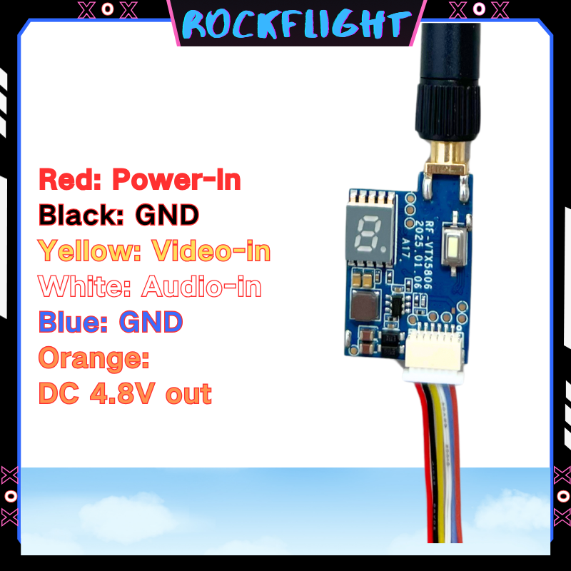 5.8GHz 48CH launcher 600mW Vid - Drone Camera reseña y precio