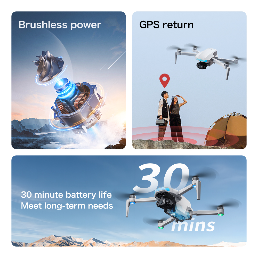 S-X1 MAX GPS Drone with 3-Axis - Drone Gps Mount reseña y precio