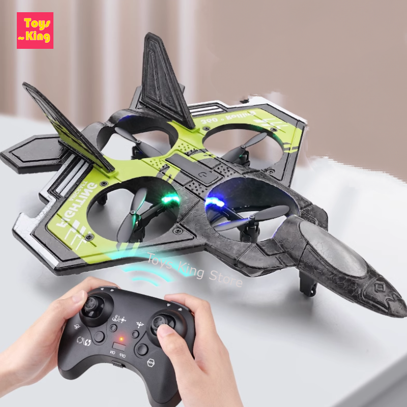 S98 RC Foam Stunt Aircraft Toy - Drone Led Light reseña y precio
