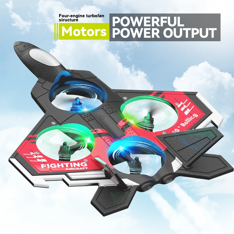 S98 RC Foam Stunt Aircraft Toy - Drone Led Light reseña y precio