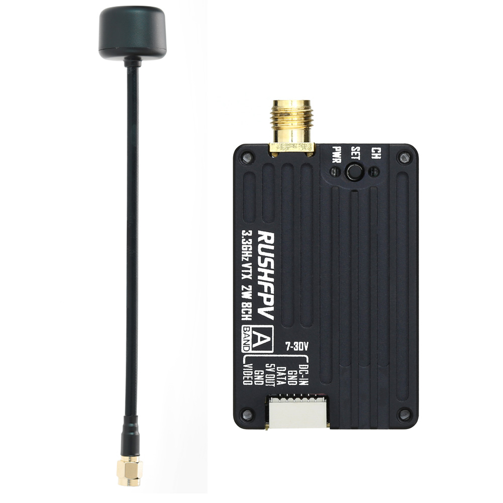 RUSHFPV 3.3G 2W VTX Transmitte - Drone Receiver reseña y precio