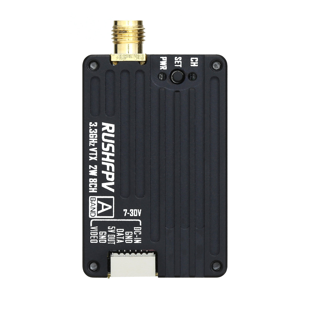 RUSHFPV 3.3G 2W VTX Transmitte - Drone Receiver reseña y precio