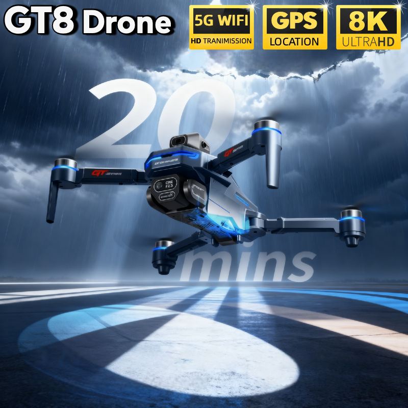 For Genuine GT8 Drone 4K Profe - Drone Gps Mount reseña y precio