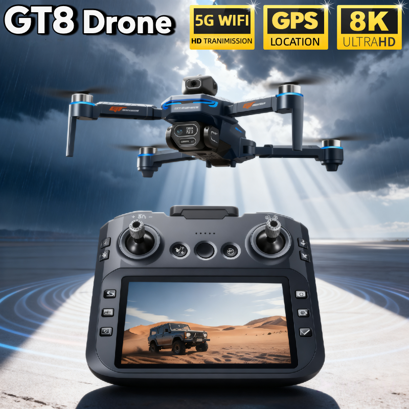 For Genuine GT8 Drone 4K Profe - Drone Gps Mount reseña y precio