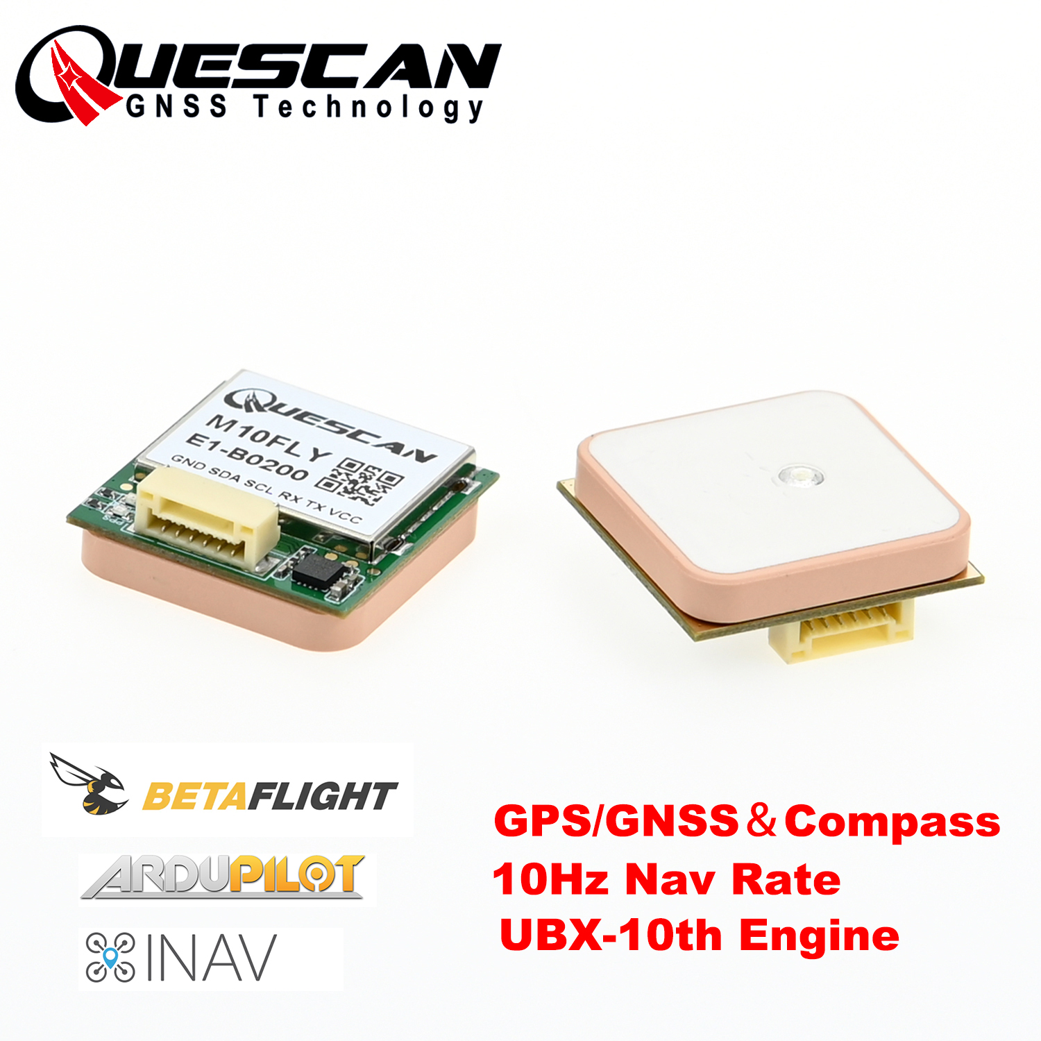 Quescan 25mm*25mm M10FLY 10Hz  - Drone Gps Module reseña y precio