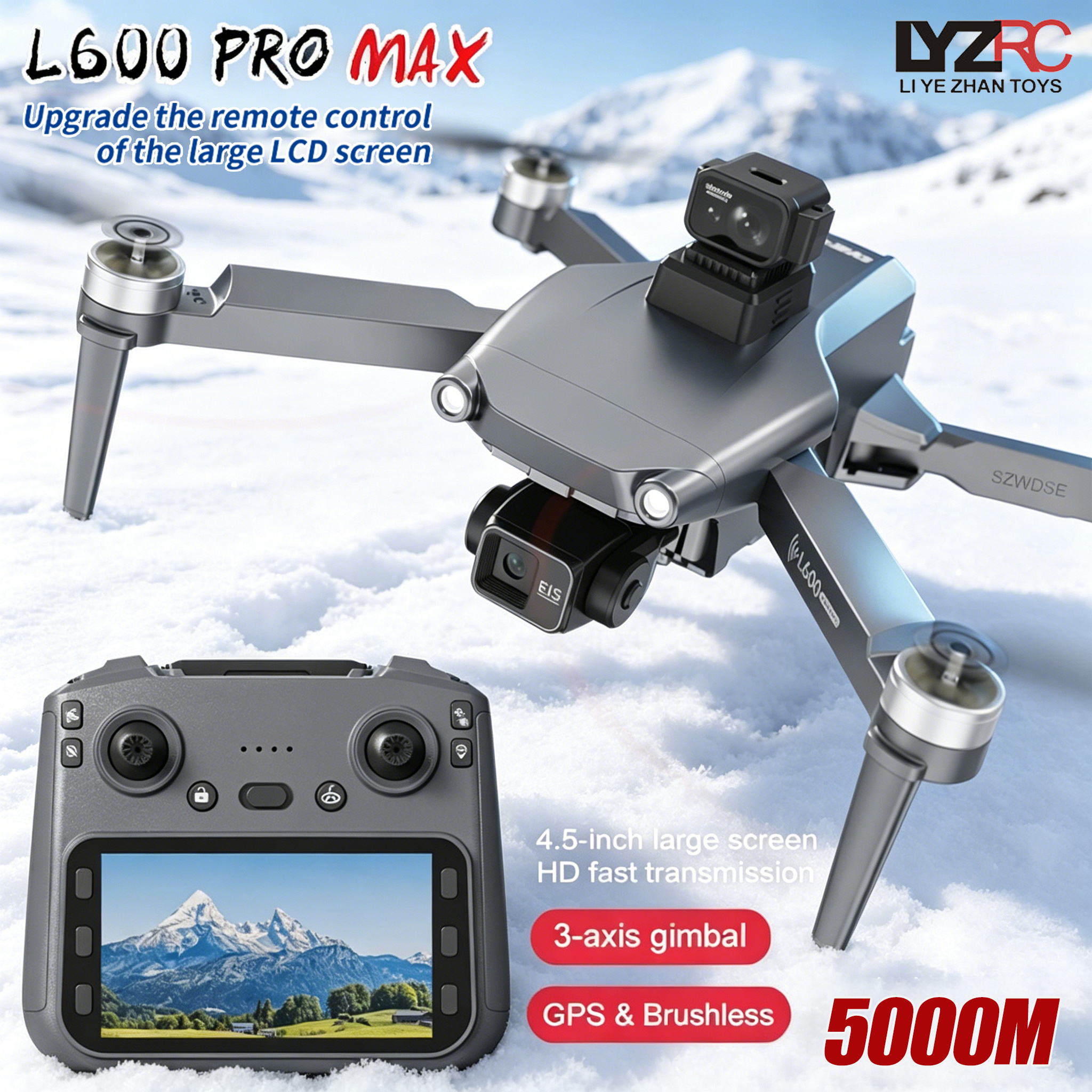 L600 MAX GPS Drone Professiona - Drone Gimbal reseña y precio