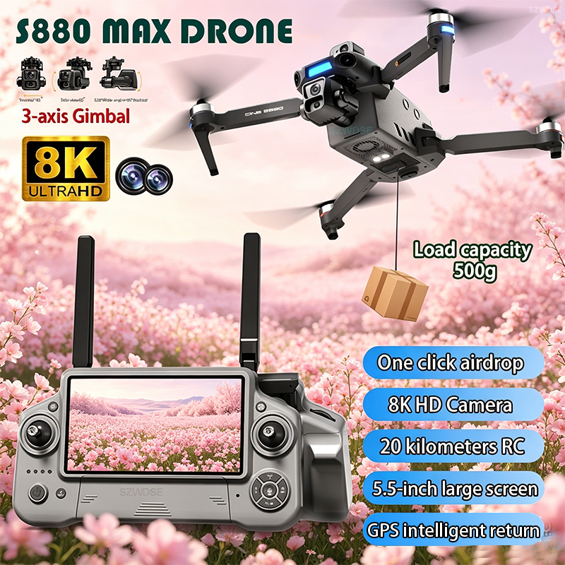 2026 New 8K Dual Camera Drone  - Drone Gimbal reseña y precio