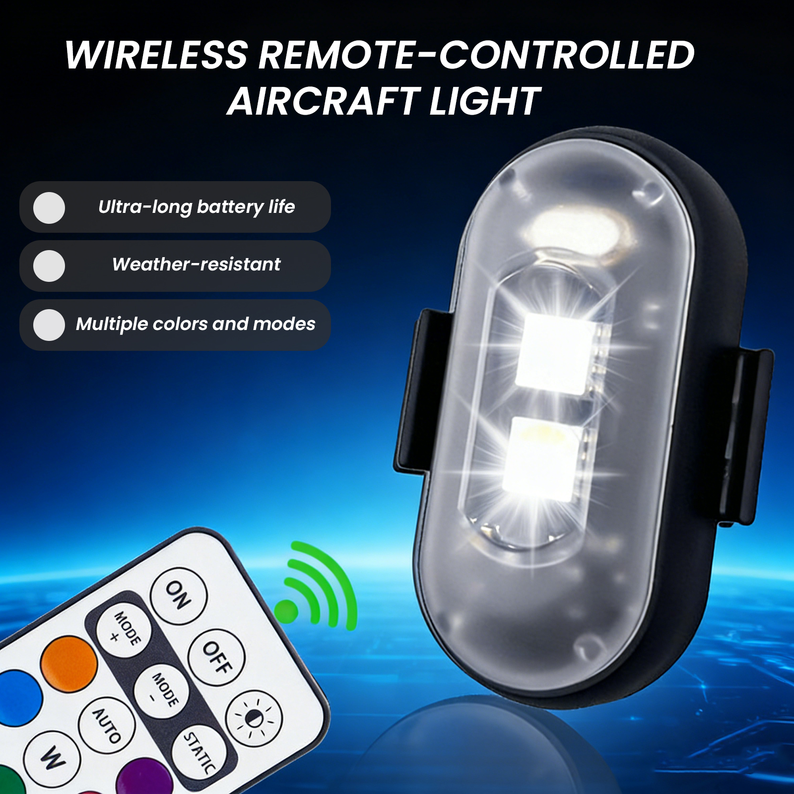 2/4/6PCS Wireless LED Strobe L - Drone Led Light reseña y precio