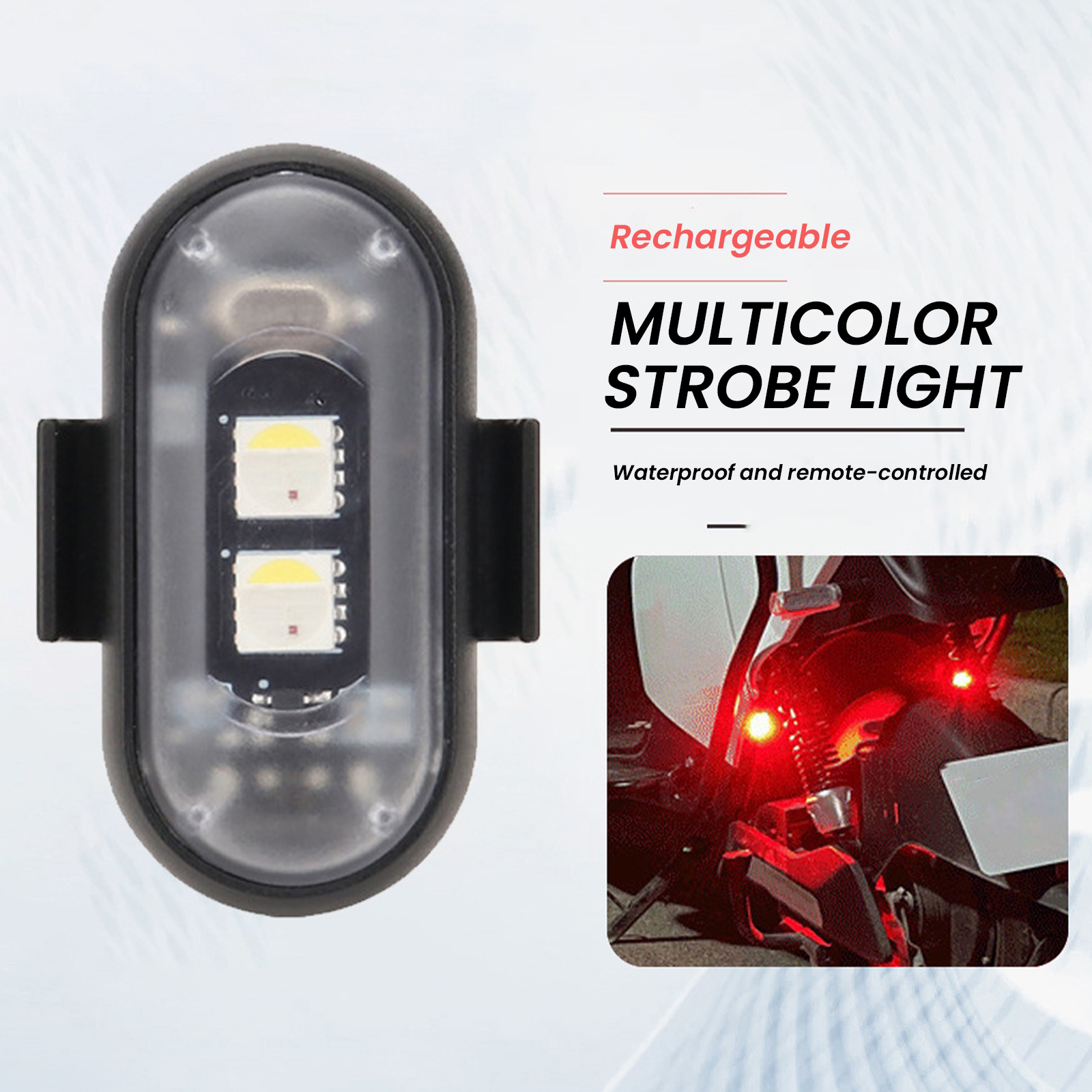 2/4/6PCS Wireless LED Strobe L - Drone Led Light reseña y precio