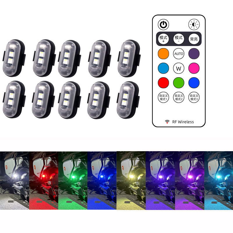 10x 4x 8Colors Wireless LED Dr - Drone Led Light reseña y precio