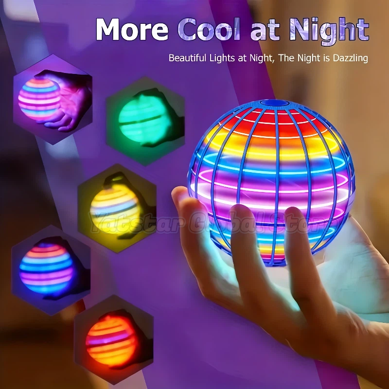 LED Light Up Flying Orb Boomer - Drone Battery reseña y precio