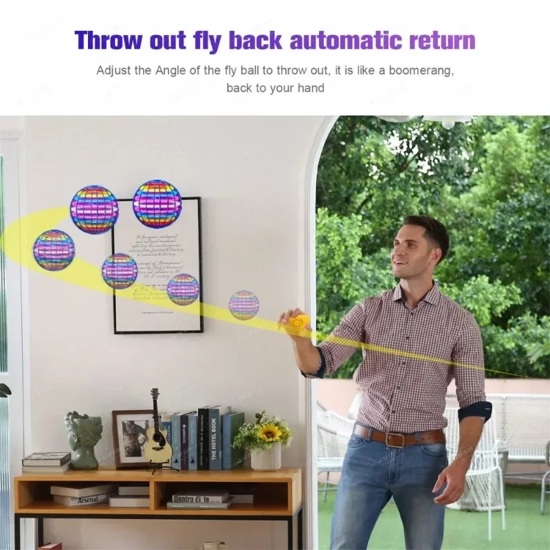 LED Light Up Flying Orb Boomer - Drone Battery reseña y precio
