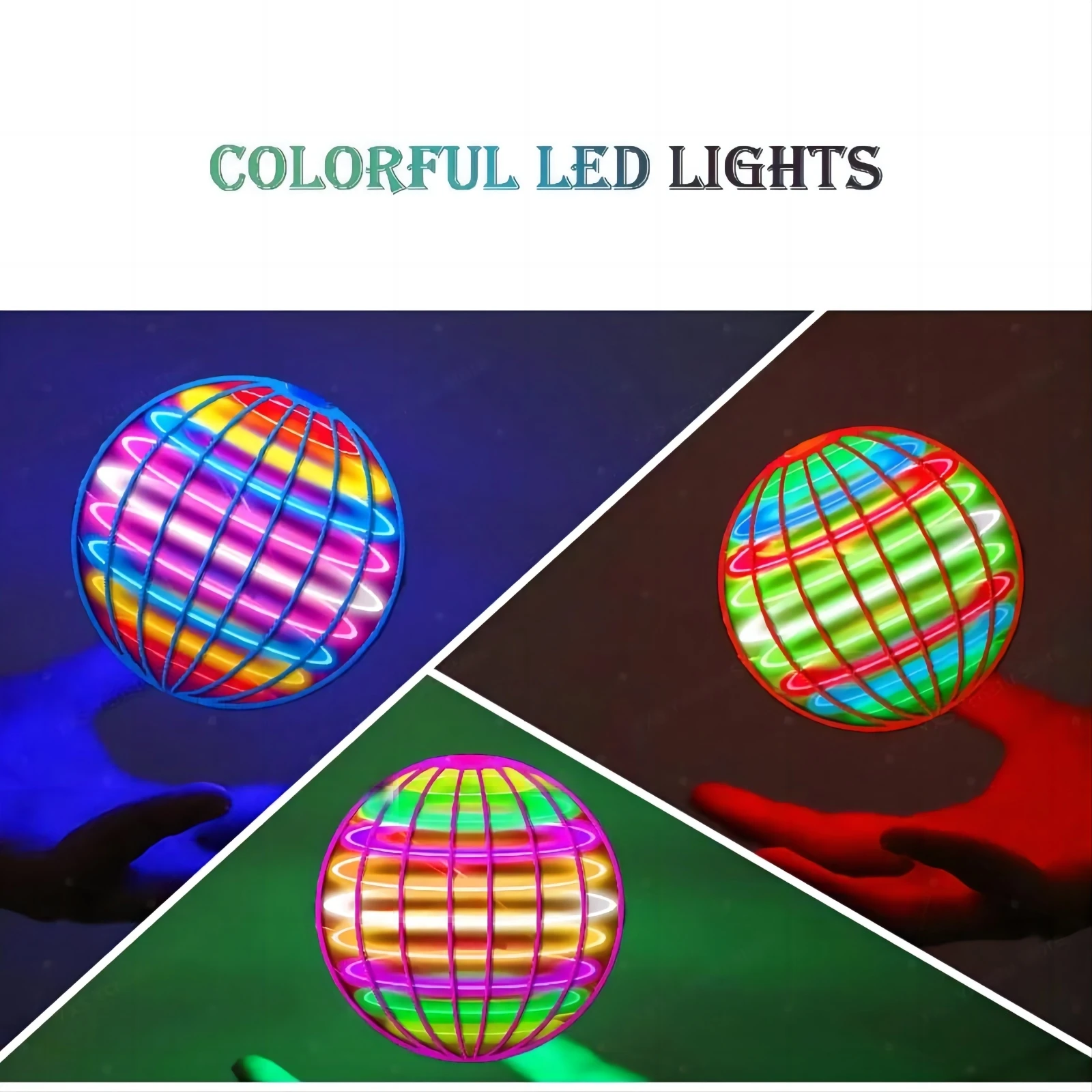 LED Light Up Flying Orb Boomer - Drone Battery reseña y precio