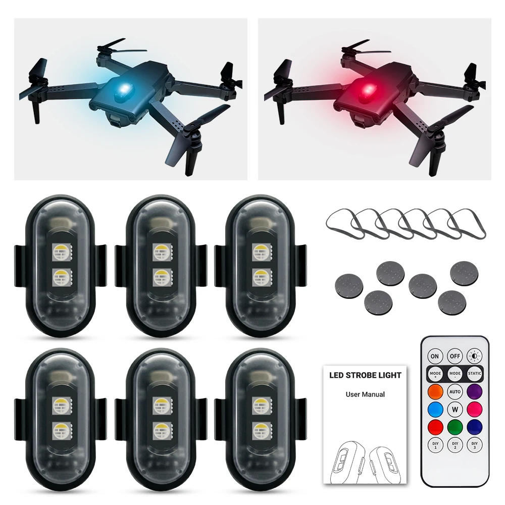 Motorcycle Strobe Light, APP C - Drone Led Light reseña y precio