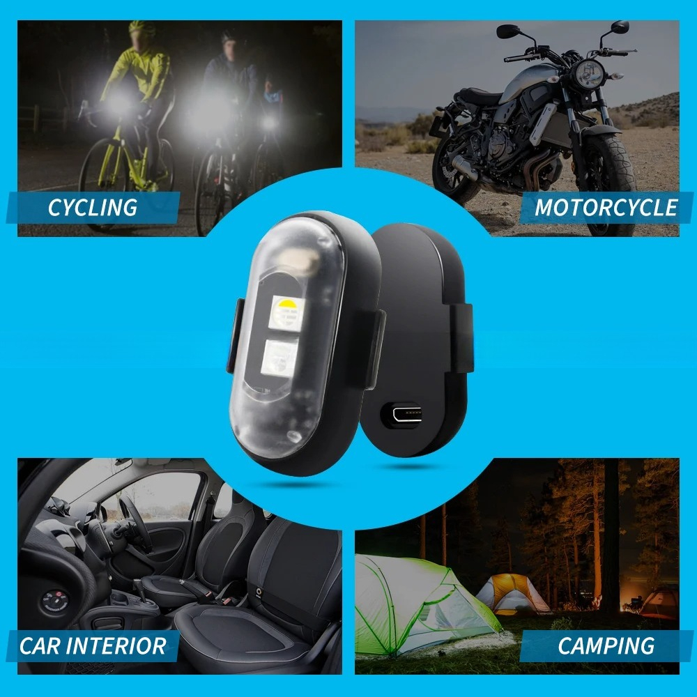 Motorcycle Strobe Light, APP C - Drone Led Light reseña y precio