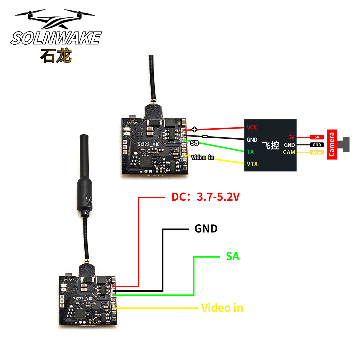 SLONWAKE Nano 5.8G 48CH 200mW  - Drone Receiver reseña y precio