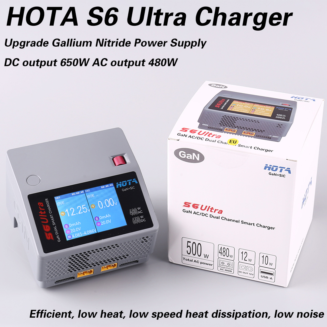 HOTA S6 Ultra Gallium Nitride  - Drone Charger reseña y precio