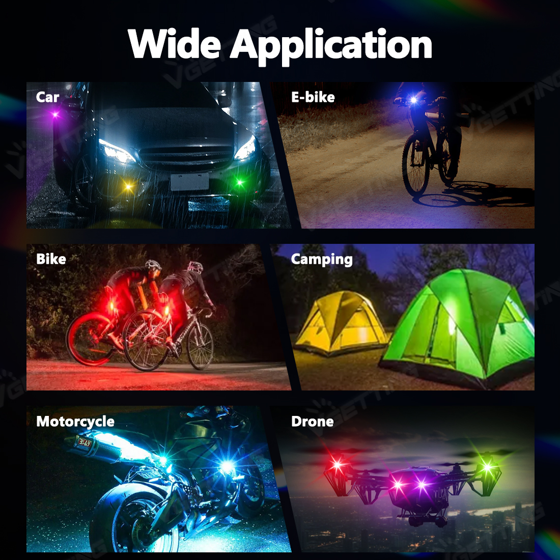 4Pcs Mini Drone Strobe Light 8 - Drone Led Light reseña y precio