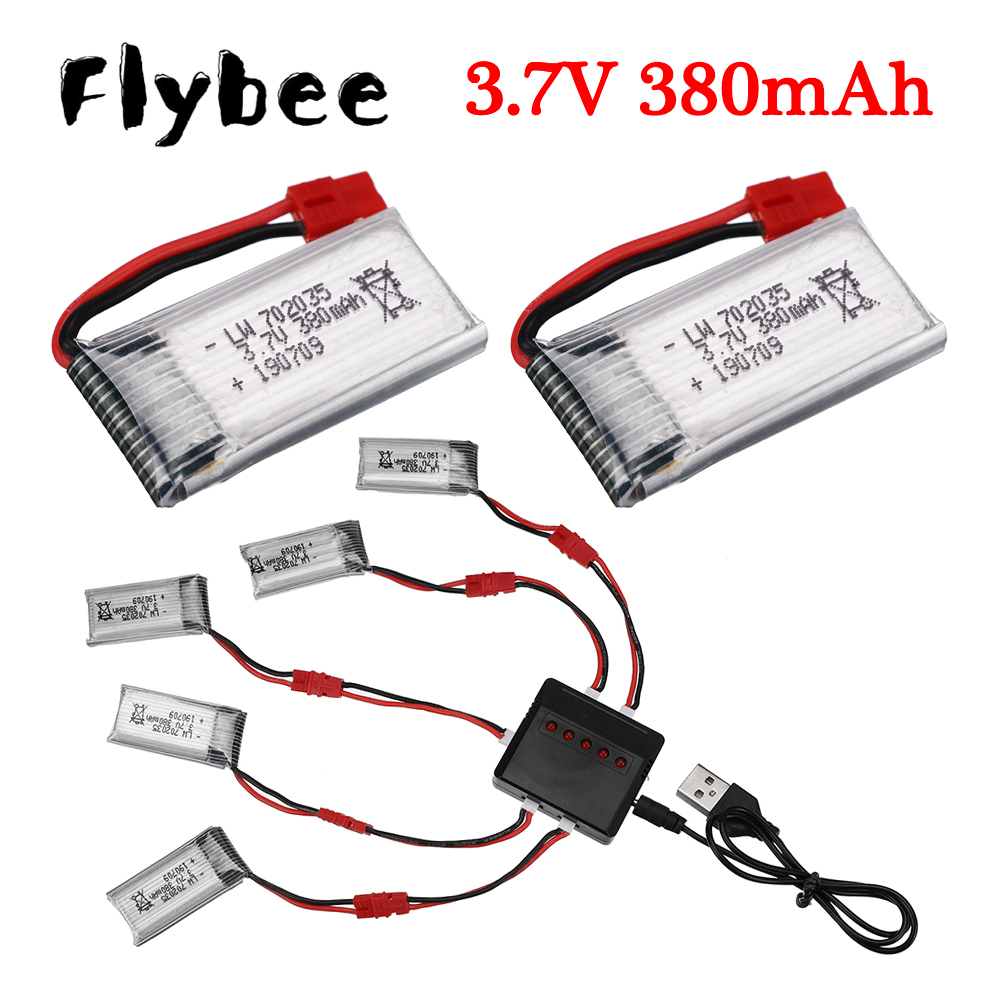 3.7V 380mAh Lipo Battery With  - Drone Charger reseña y precio