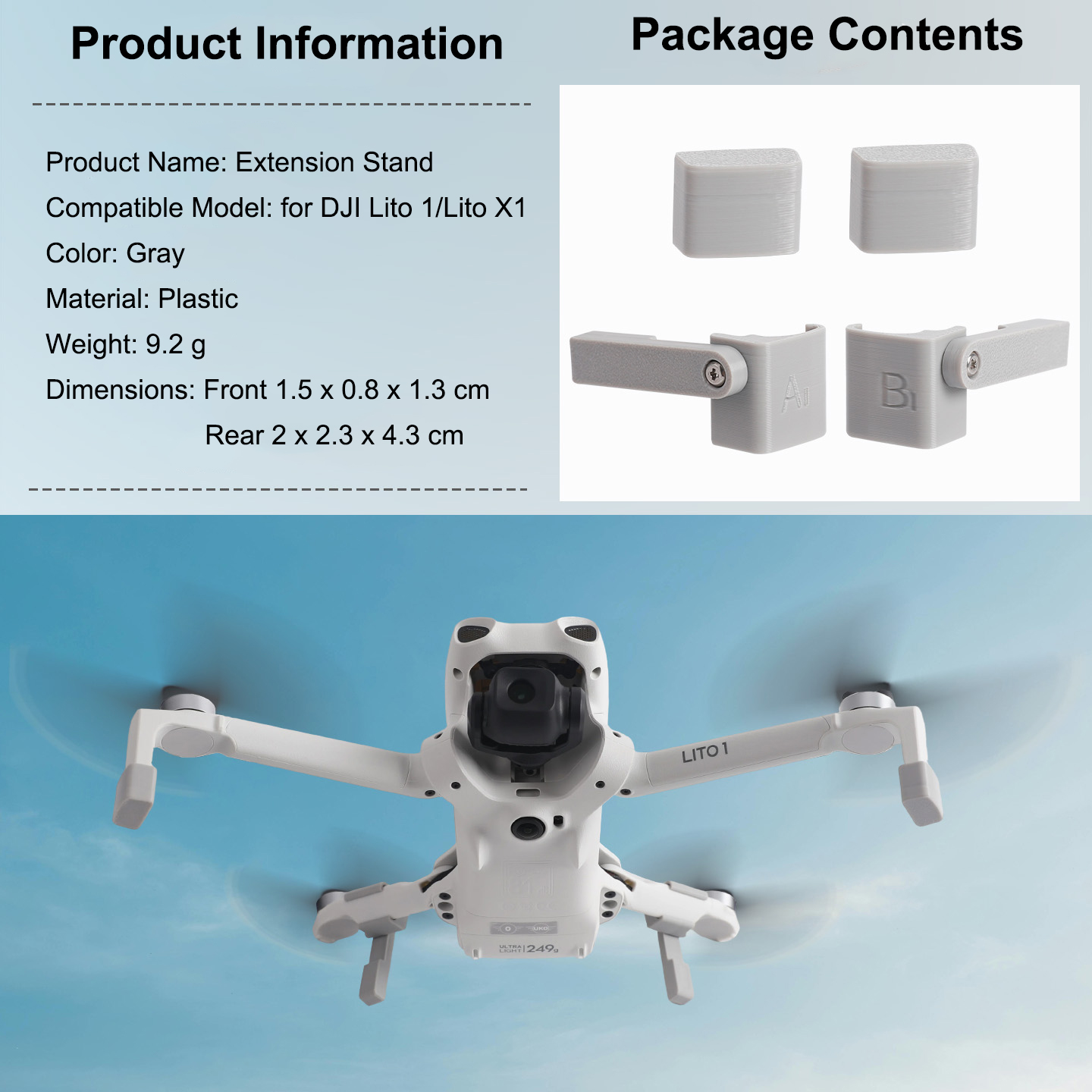 Landing Gear Extender for DJI  - Drone Landing Gear reseña y precio