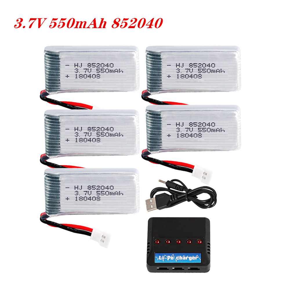 3.7V 550mAh 25C Lipo Battery 8 - Drone Charger reseña y precio
