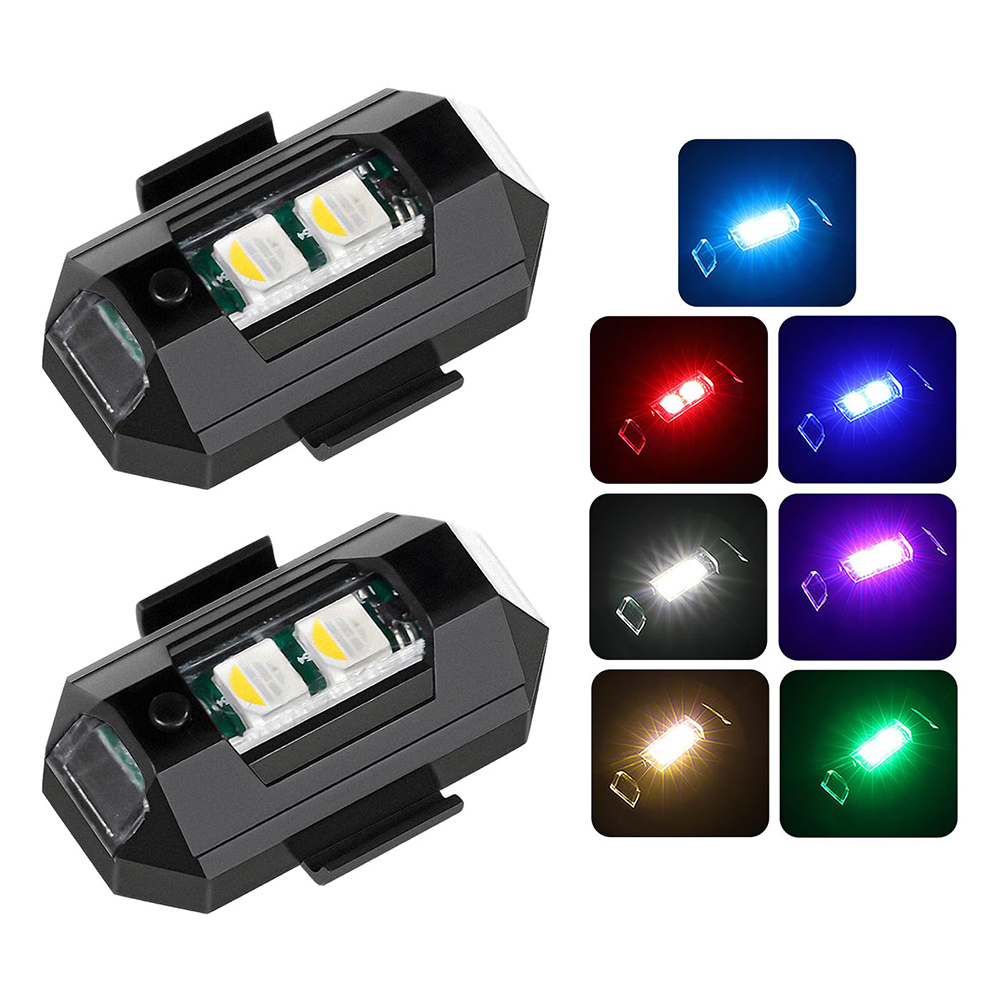 2PCS Mini LED Strobe Lights De - Drone Led Light reseña y precio