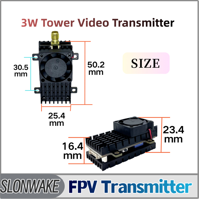 SLONWAKE 5.8G 3000mW Simulatio - Drone Receiver reseña y precio