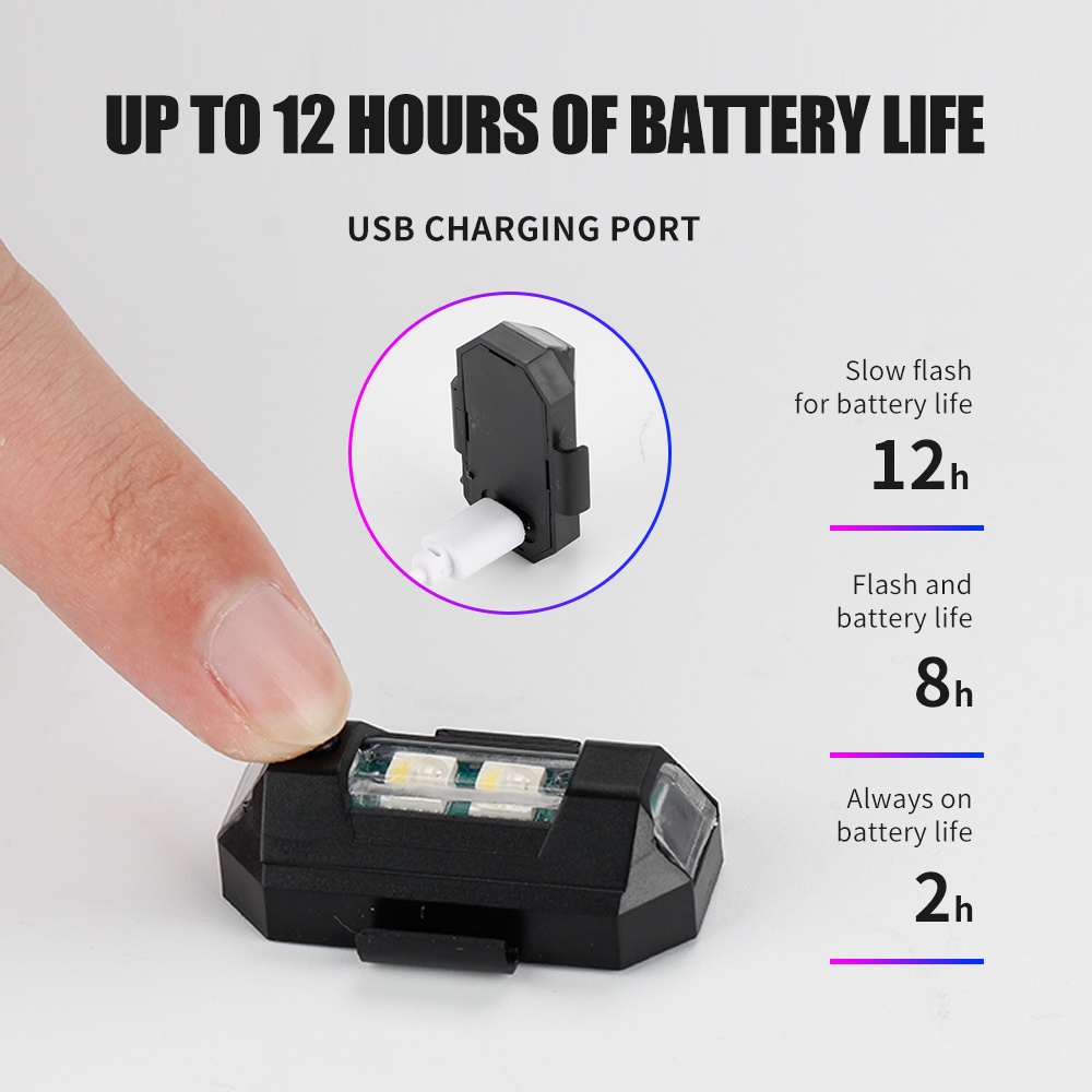 1PC 7 Color Mini USB Charging  - Drone Led Light reseña y precio