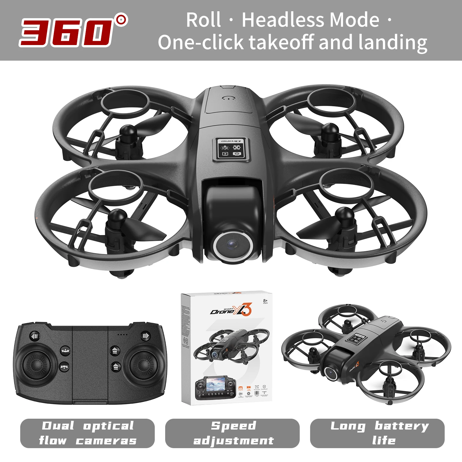 New YL3 RC Drone 8K 1080P Wide - Drone Gps Mount reseña y precio