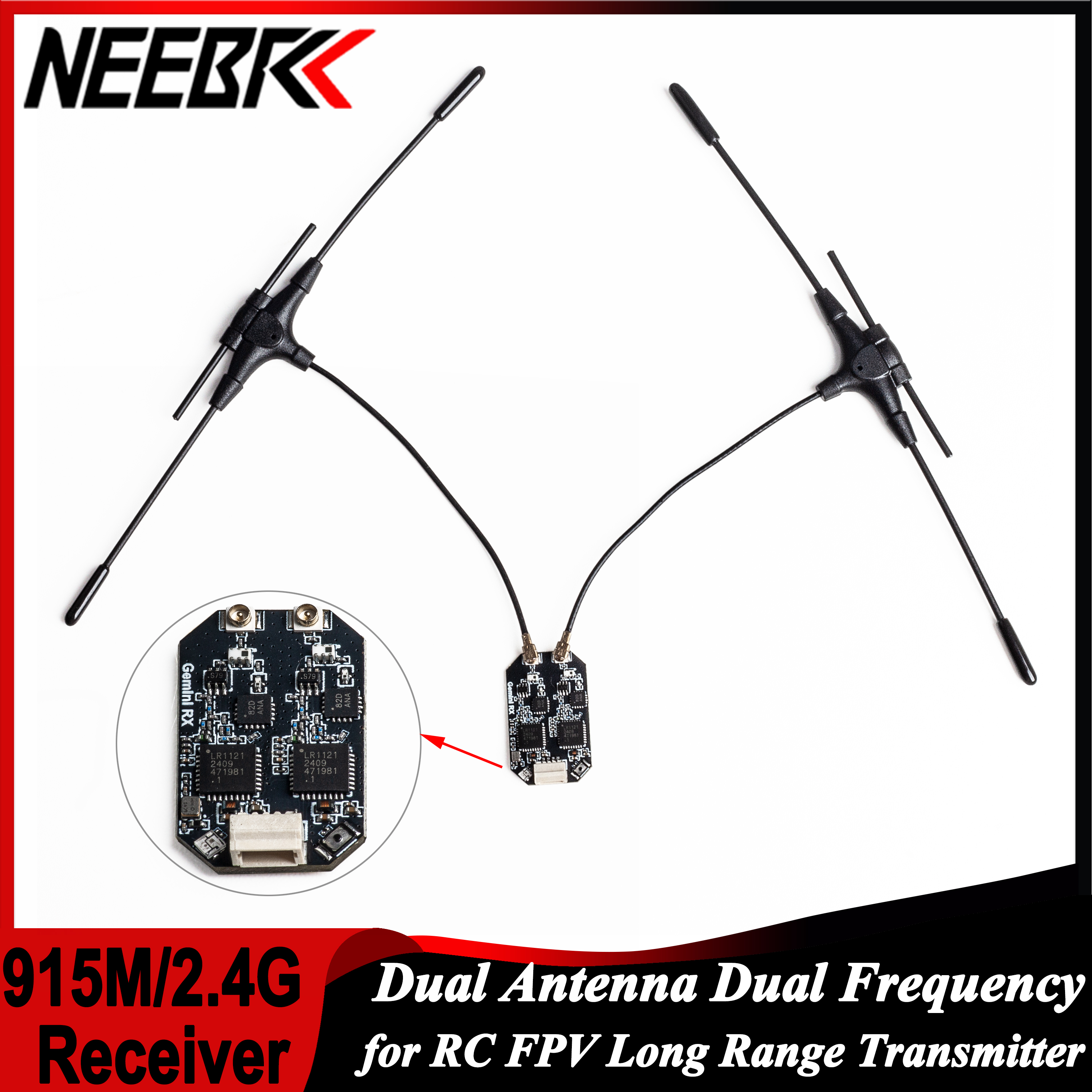 ELRS 915MHz/2.4GHz Gemini Dual - Drone Antenna reseña y precio